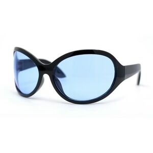 Sunglasses Women Men Retro Fashion Eyewear, Blue Lens Fashionable Outfits‎ New